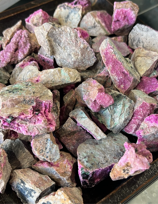 Cobalt Calcite - Sm