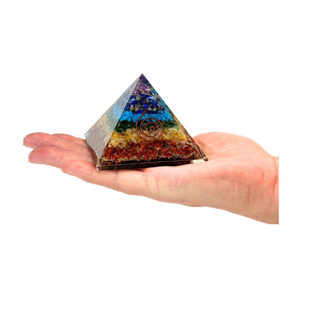 7 Chakra-Orgonite Pyramid