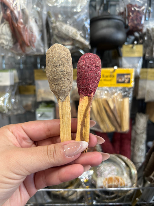Palo Santo Dipped with White Sage Pops