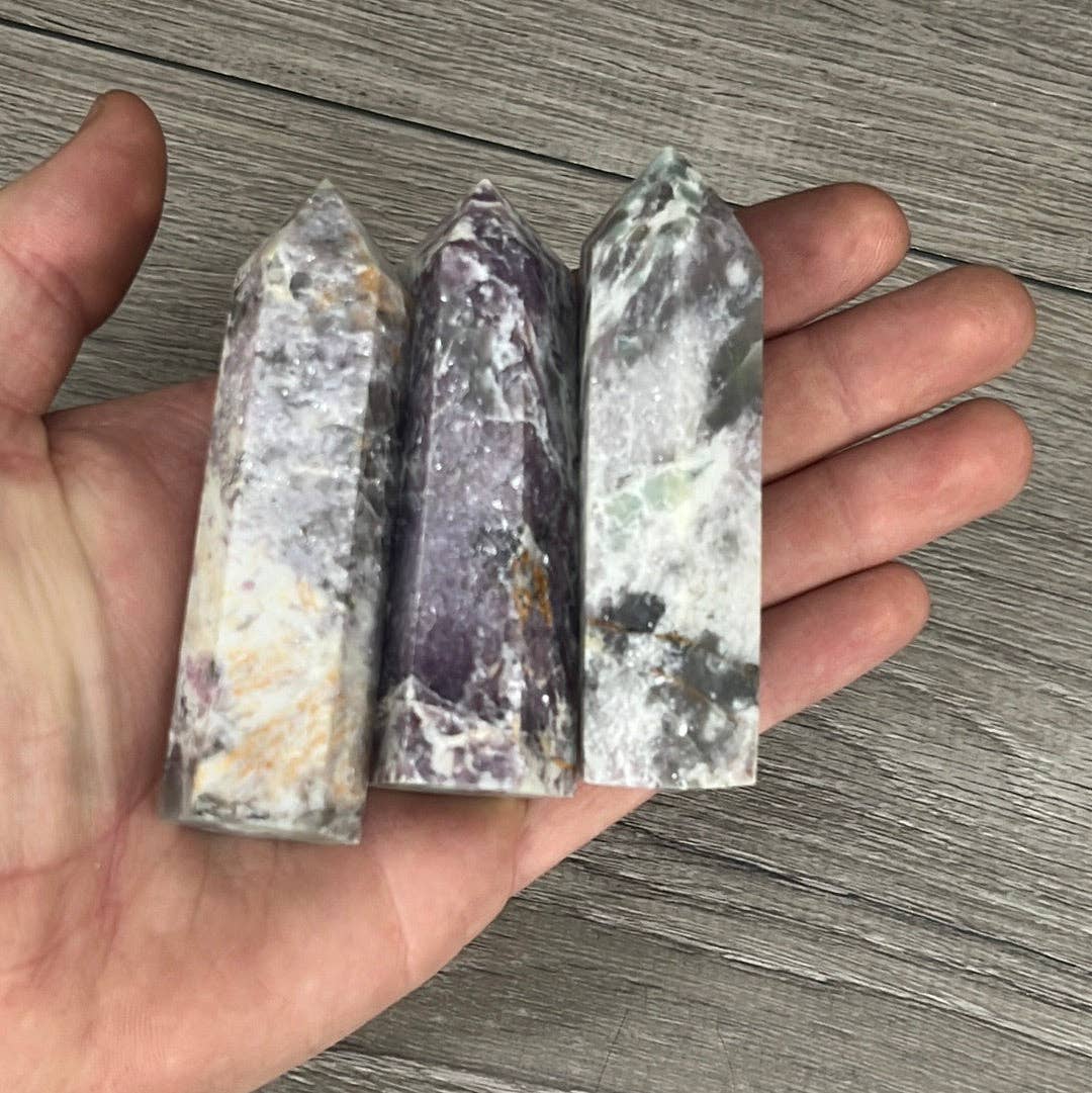 Lapis Lazuli -Gemstone Obelisks 3–4 oz