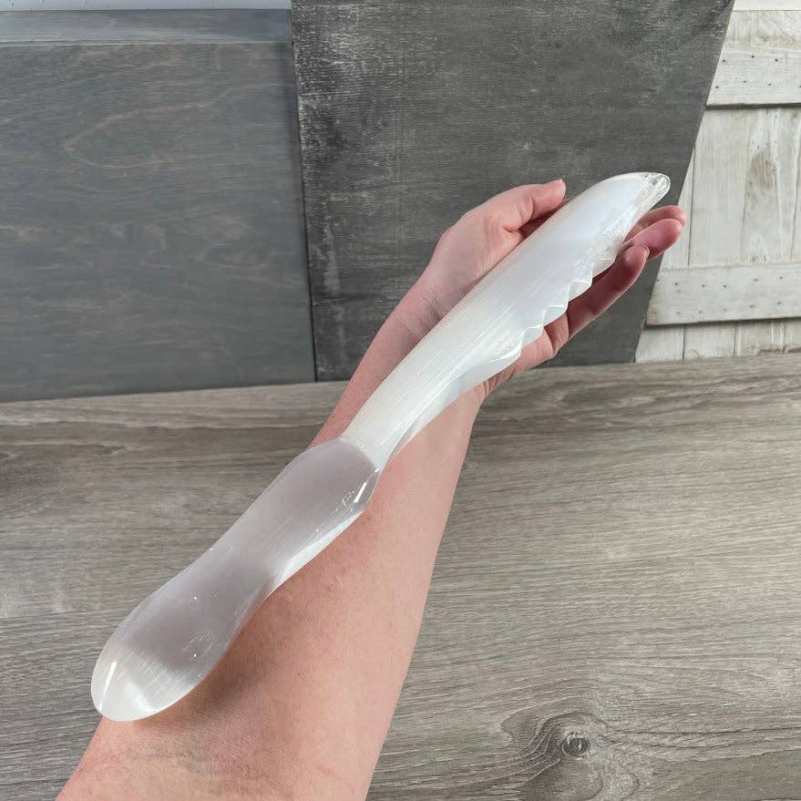 Selenite Polished Wands and Athame Blades -5.75 inches