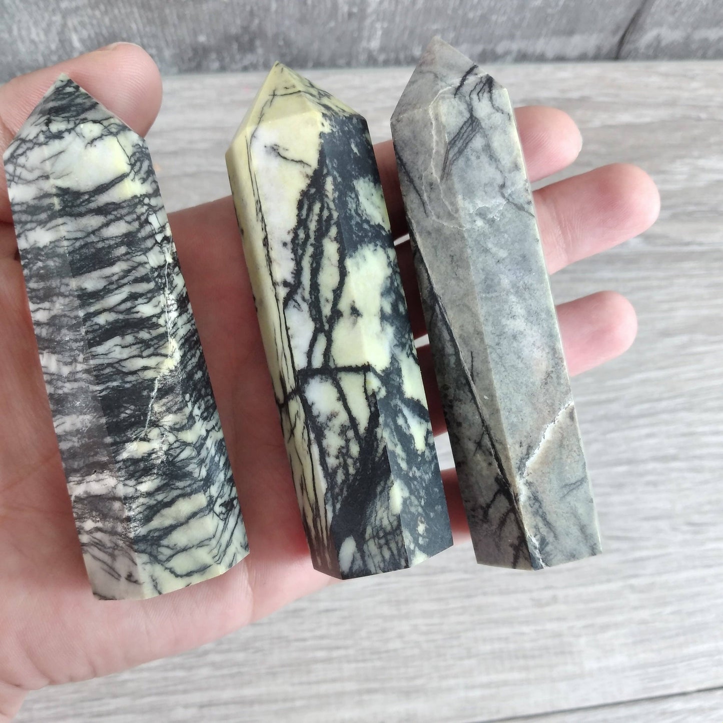 Lapis Lazuli -Gemstone Obelisks 3–4 oz