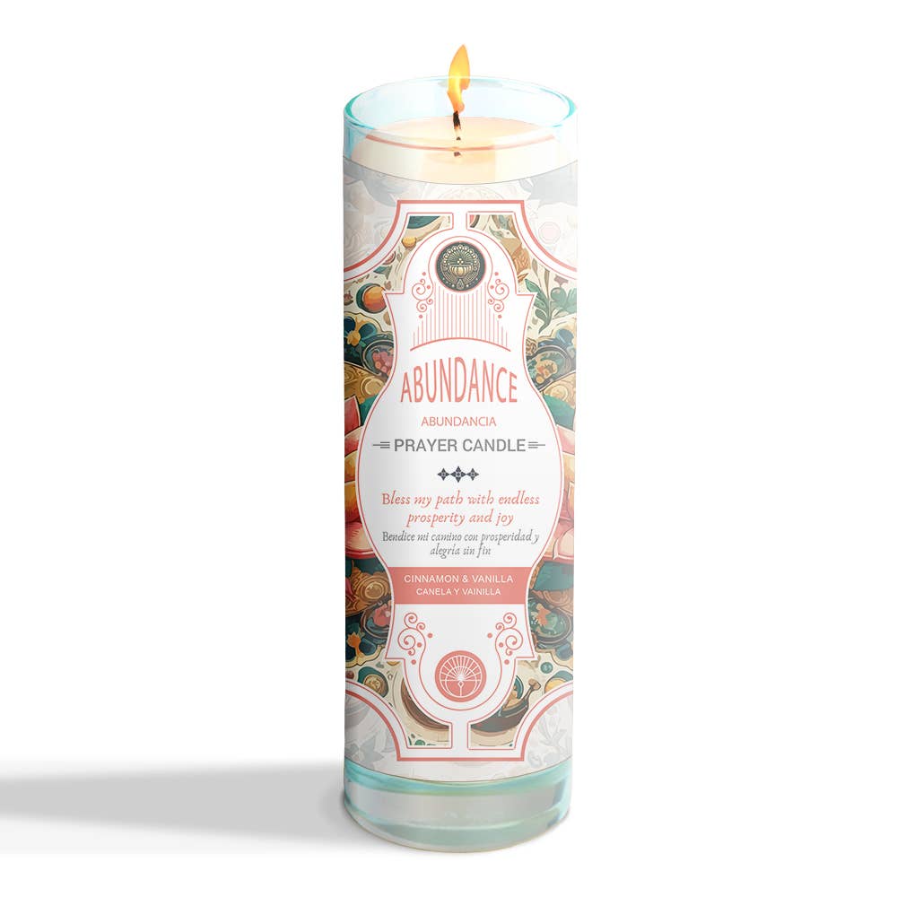 Abundance Prayer Candle 8" (9.5 oz)