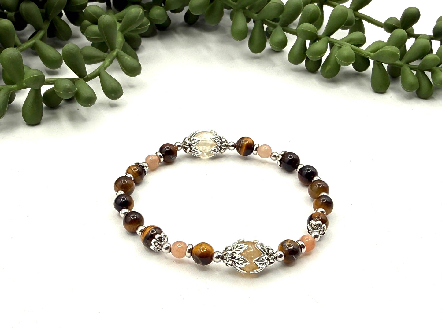 OWN MY WORTH - Citrine, Yellow Tiger Eye, Sunstone Bracelet