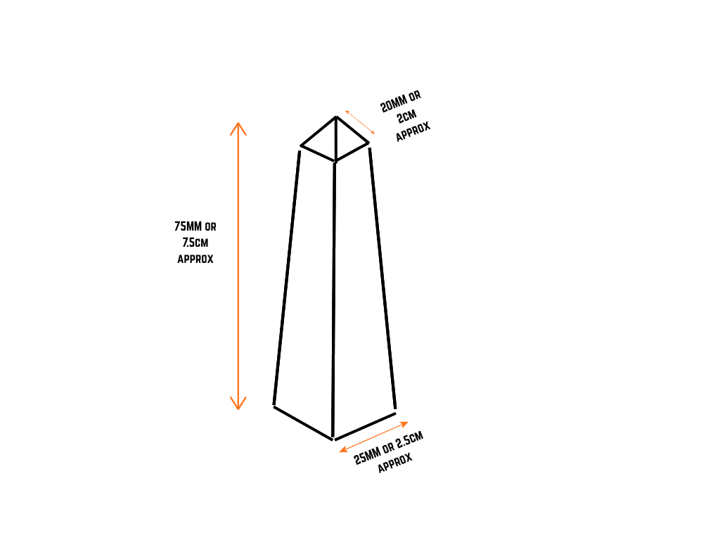 Angelite Gemstone Tower Obelisk