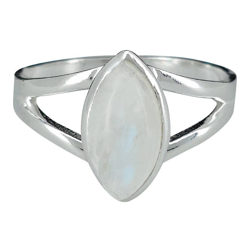 Moonstone Sterling Silver Ring: 7