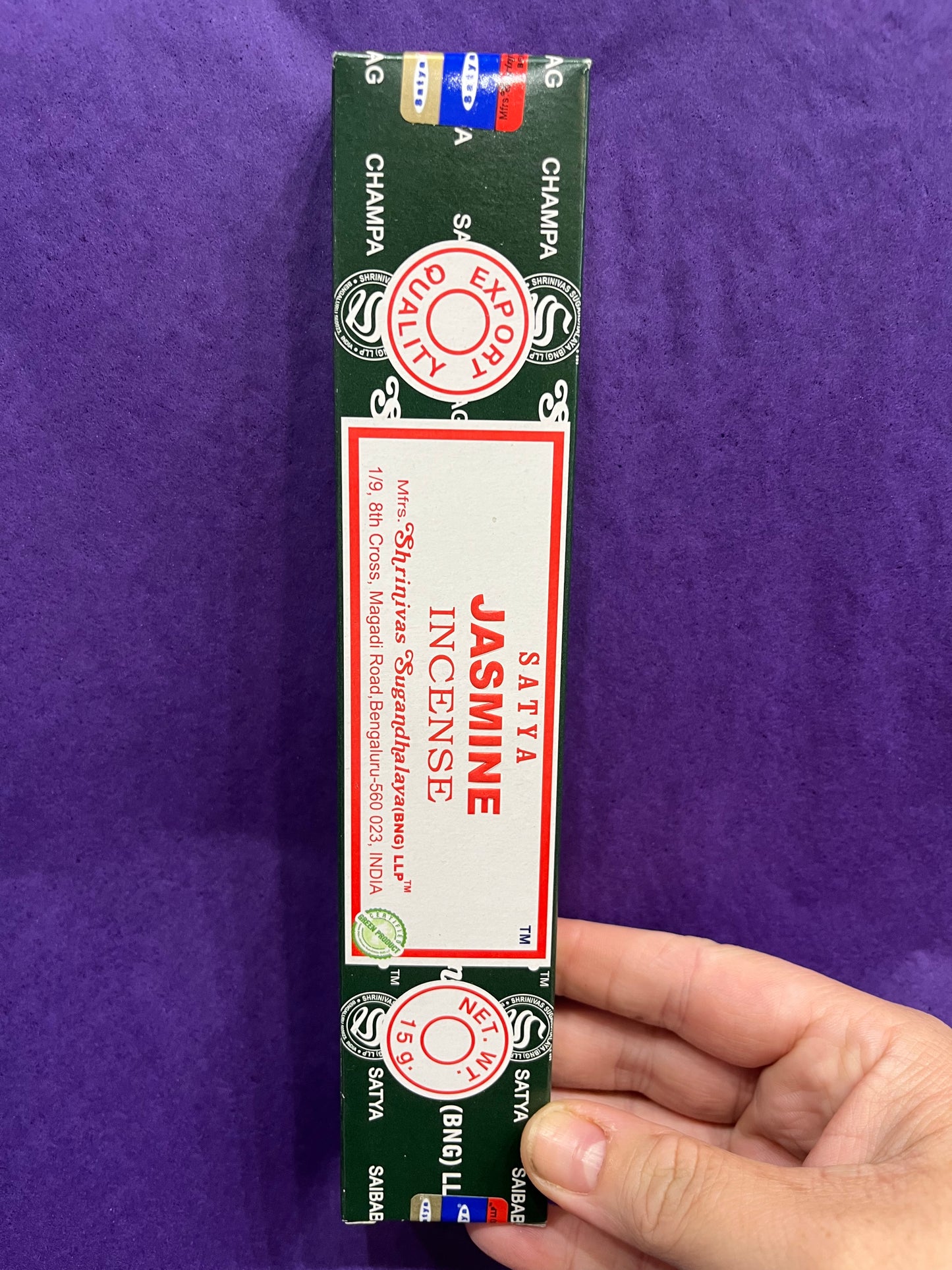 Jasmine- Nag Champa 15g Box