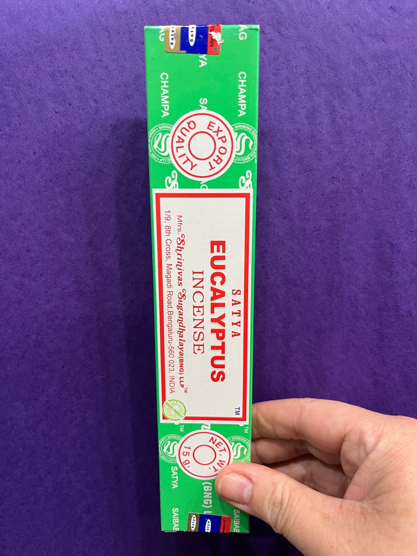 Eucalyptus Nag Champa-15gr Box