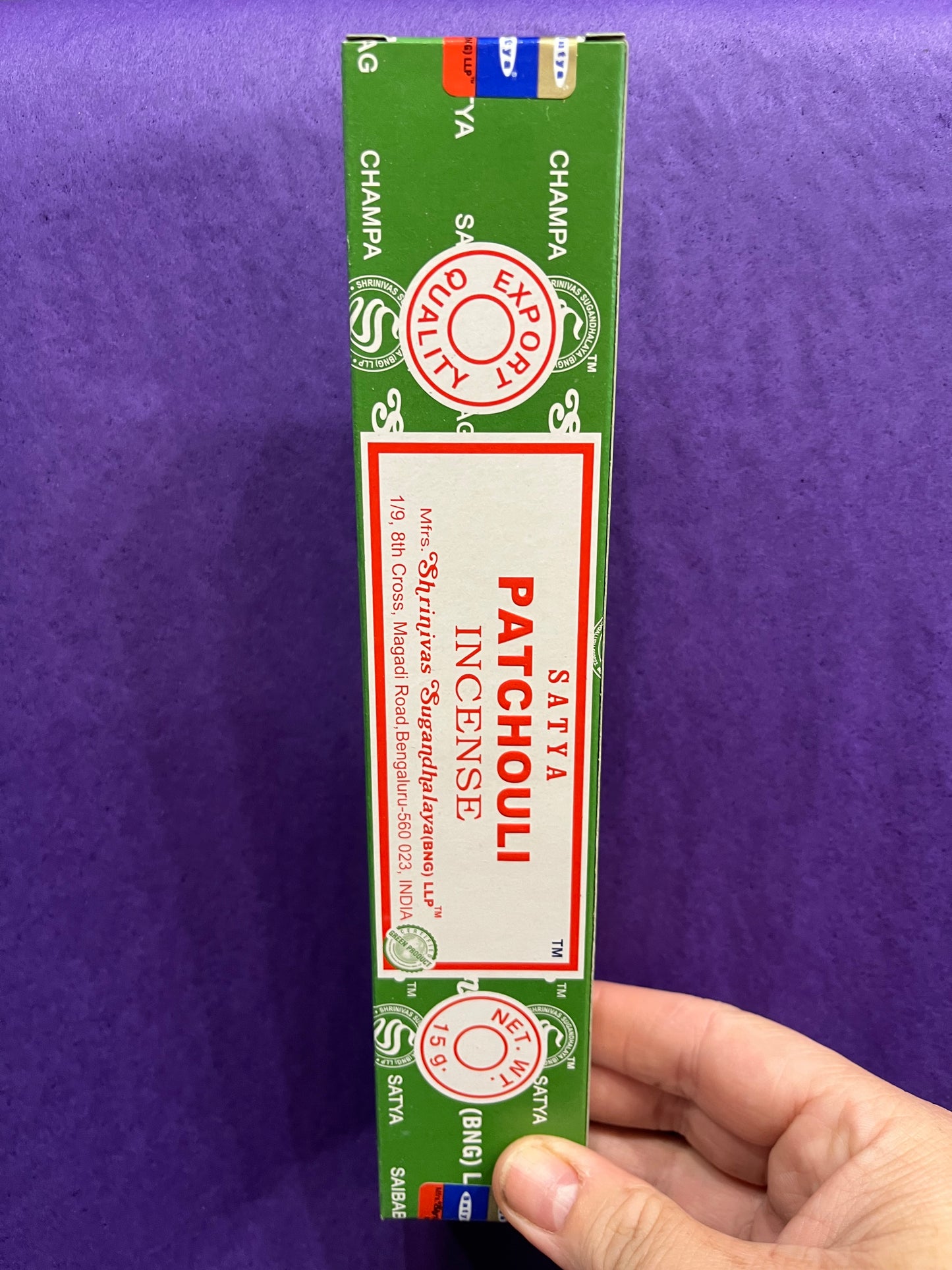 Patchouli Nag Champa-15gr Box