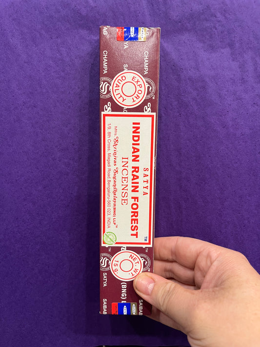 Indian Rain Forest Nag Champa Box
