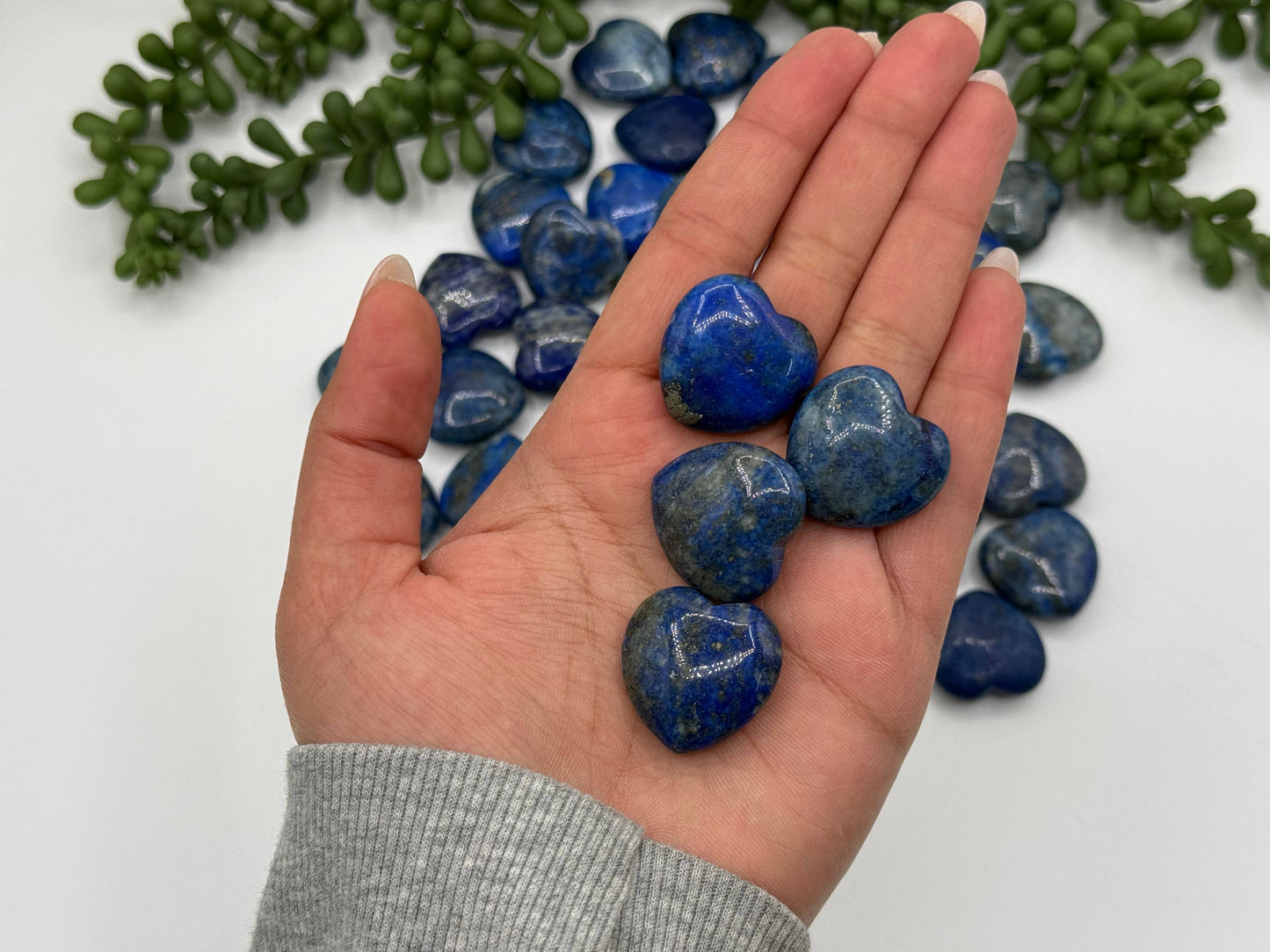 Lapis Lazuli Mini Hearts