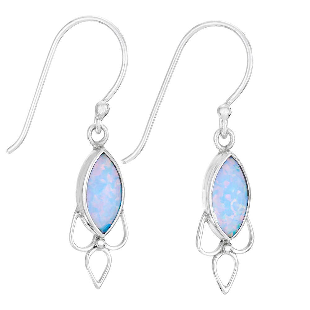 Opal Sterling Silver Earring