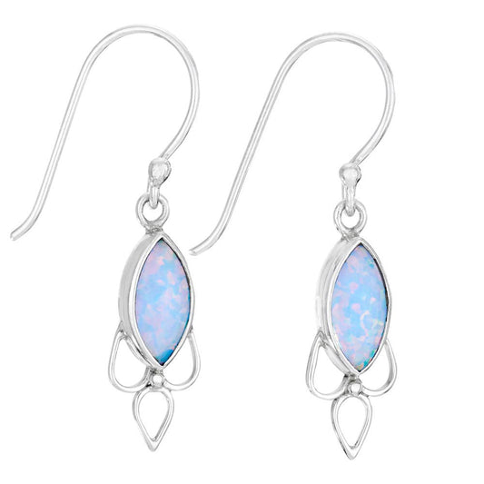 Opal Sterling Silver Earring