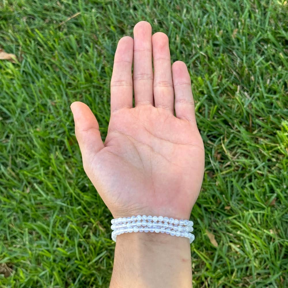 Crystal Bracelet - 4mm Opalite