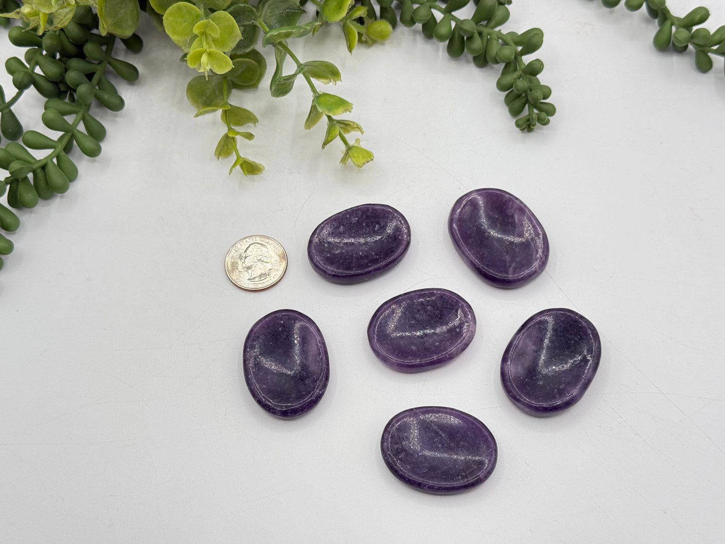 Lepidolite Intention Stones 40x30x8mm (1 piece)