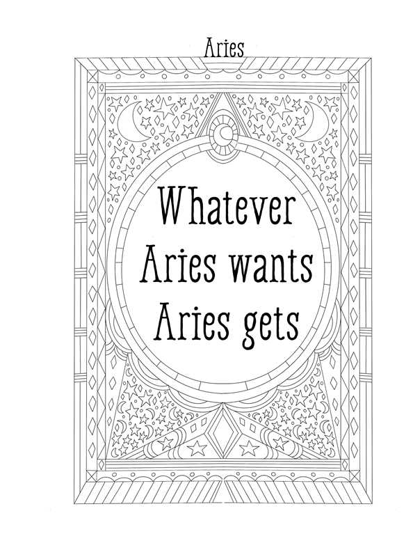 Aries: Your Cosmic Coloring Book by Mecca Woods: Paperback; 48 pages / English