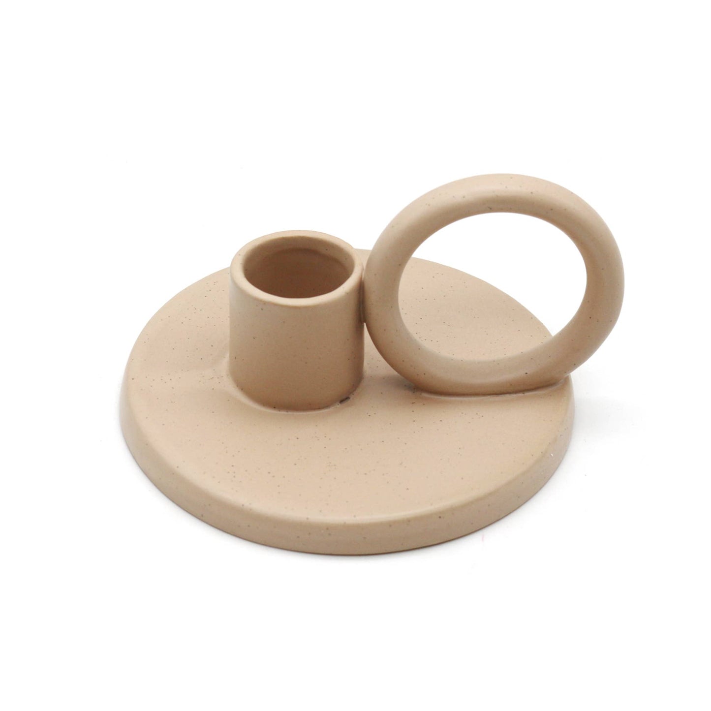 Ceramic Palo Santo Burner w/ Handle (4 in.) - Beige