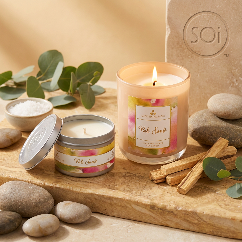 Palo Santo 8oz Travel Tin Candle