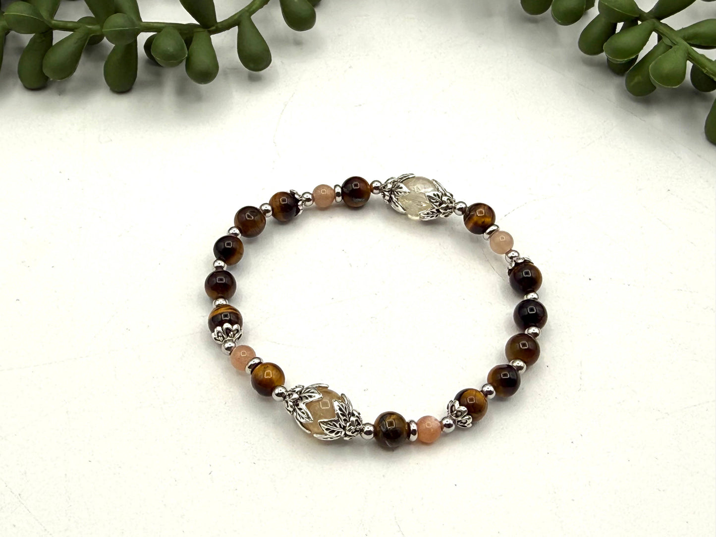 OWN MY WORTH - Citrine, Yellow Tiger Eye, Sunstone Bracelet