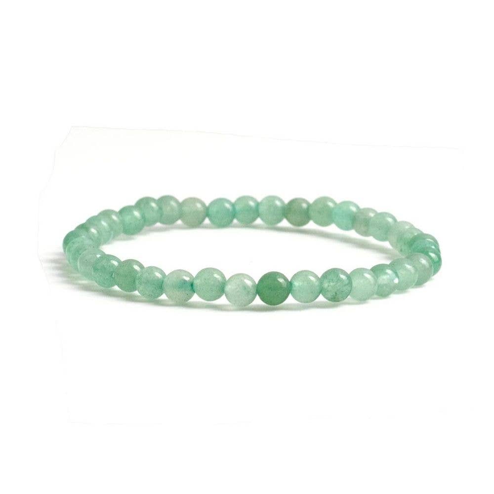 Green Aventurine -Crystal Bracelet - 4mm
