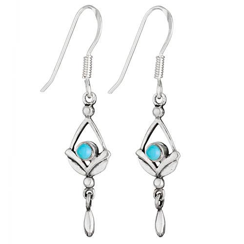 Balanced Turquoise Earring