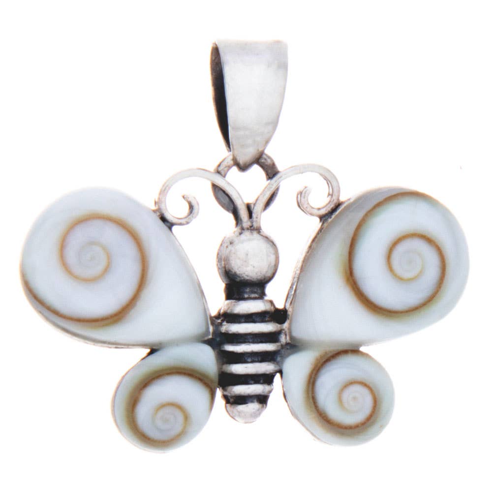 Butterfly Shiva Eye Pendant