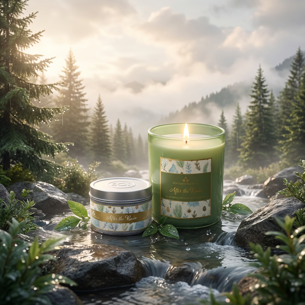 After the Rain  8oz Travel Tin Candle