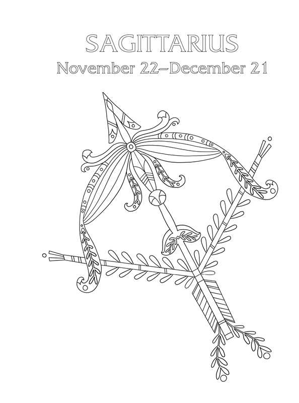Sagittarius: Your Cosmic Coloring Book by Mecca Woods: Paperback; 48 pages / English