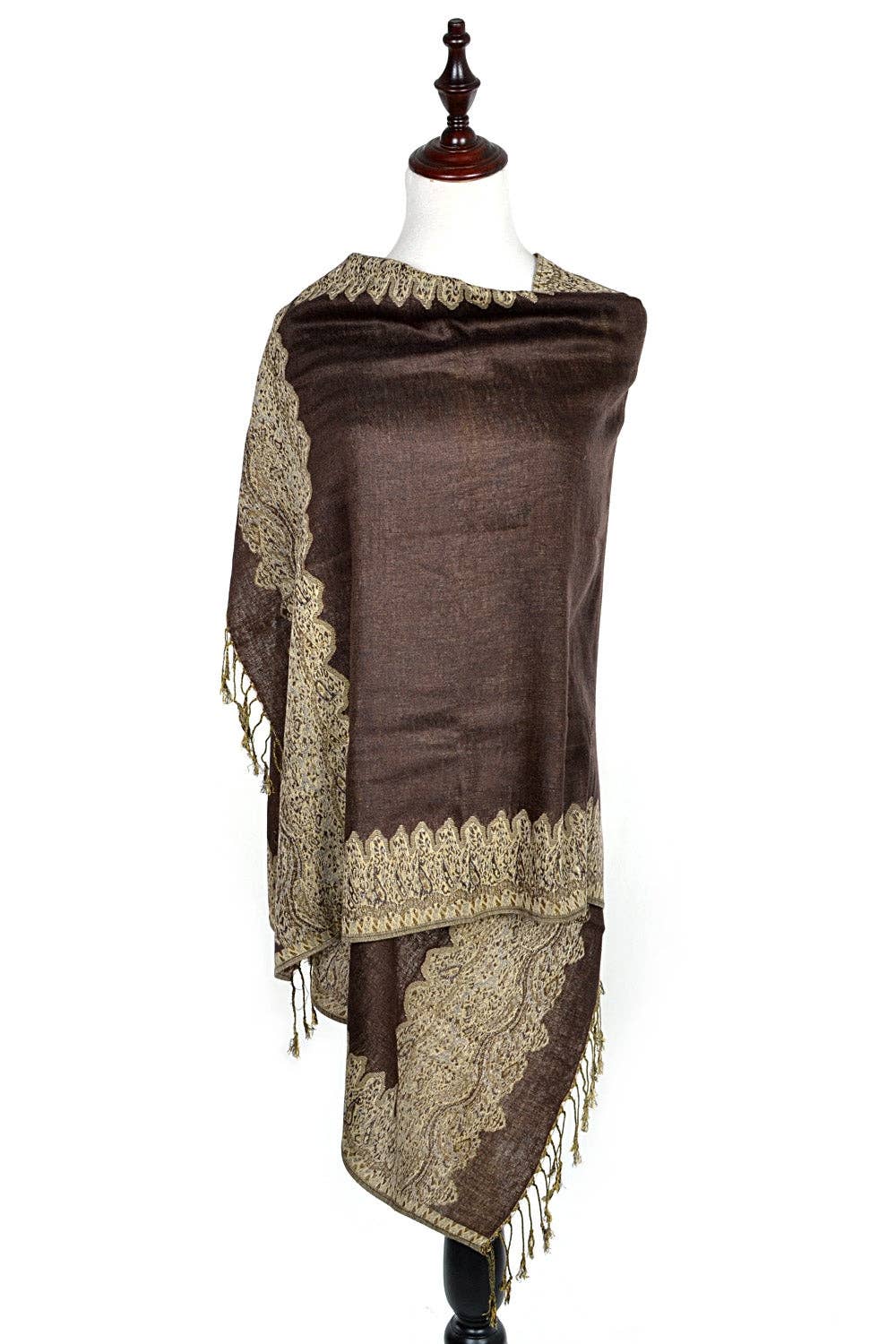 003_15 - One Piece Printed Pashmina Shawl Scarf