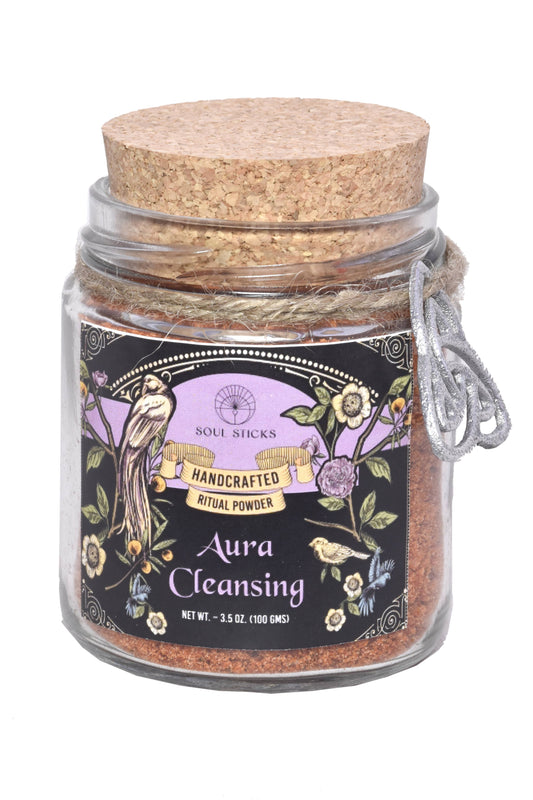 Aura Cleansing Ritual Spell Powder Jar (3.5 oz)