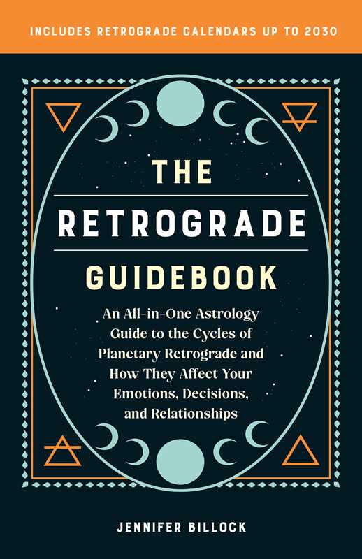 Retrograde Guidebook by Jennifer  Billock: Paperback; 136 pages / English