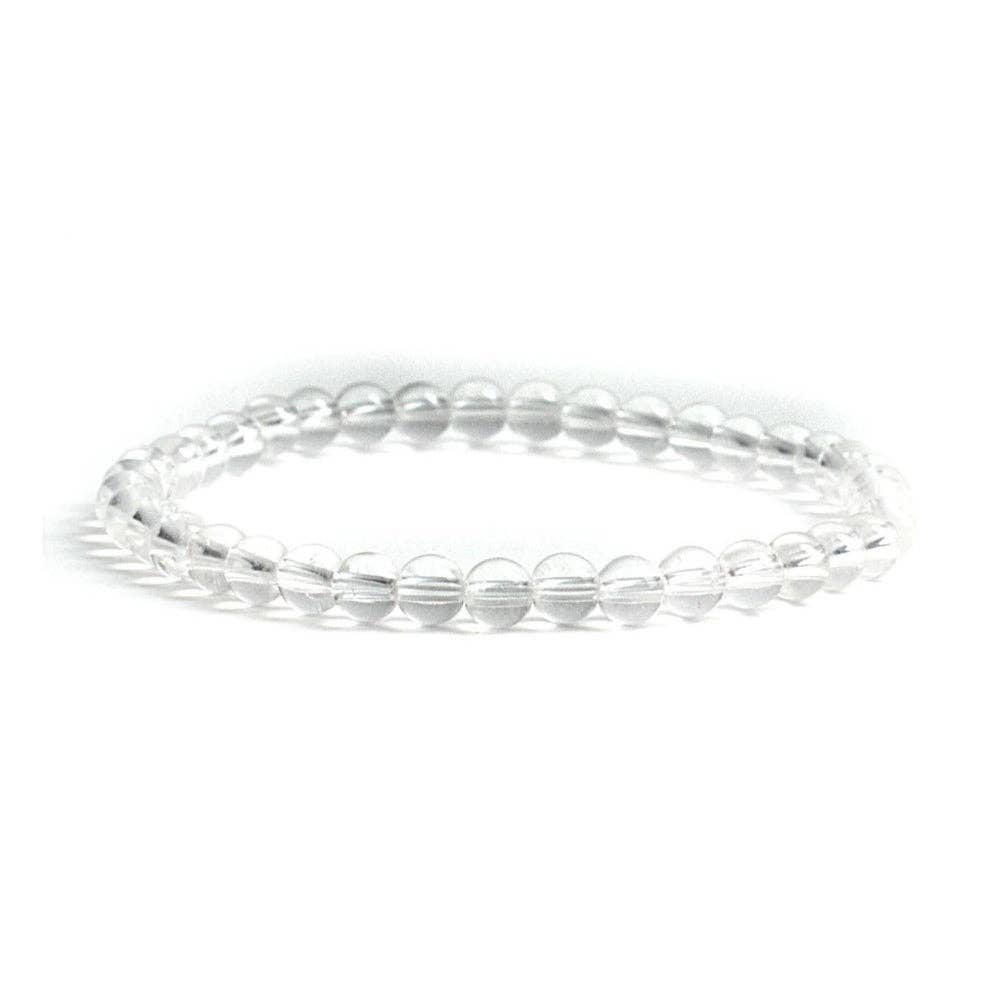 Clear Quartz - Crystal Bracelet - 4mm