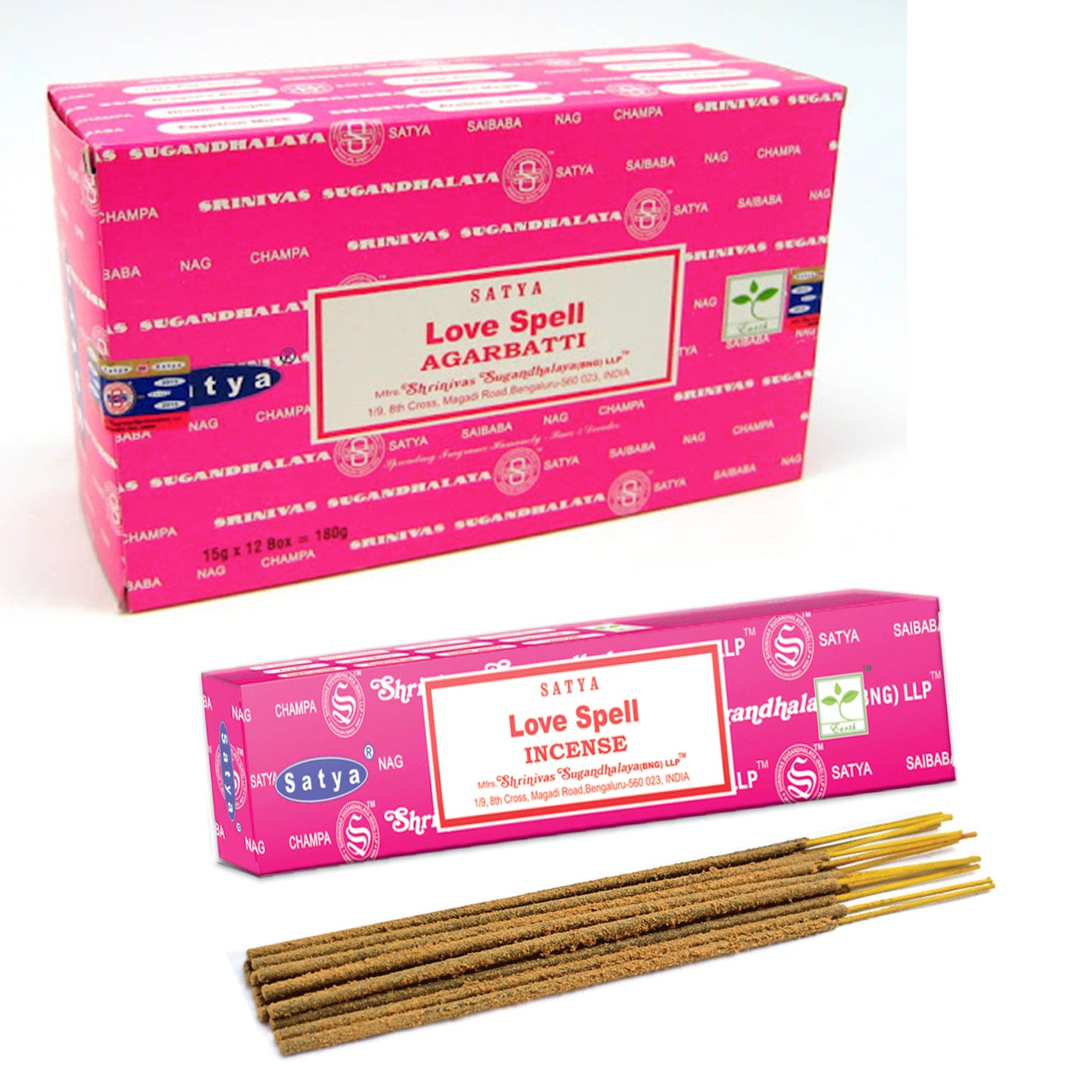 Satya - Love Spell Incense Sticks (15 g.)