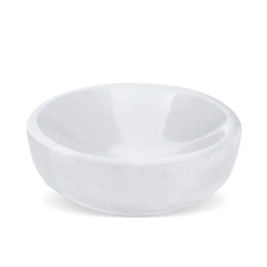 Selenite Trinket Holder - Round