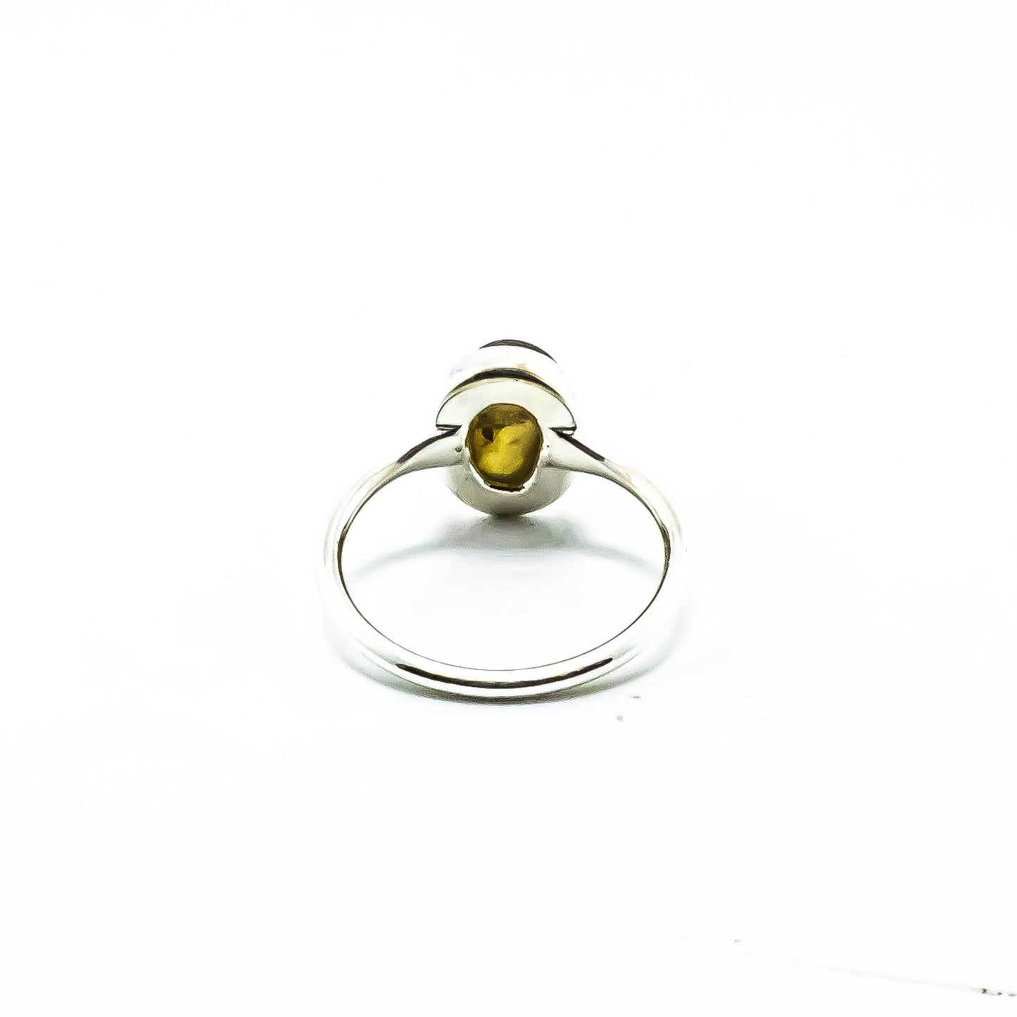 Labradorite Gemstone Ring Sterling Silver 925 : 8