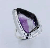 Star Amethyst Sterling Silver Ring